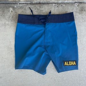 Blue Birdwell Britches Trunks